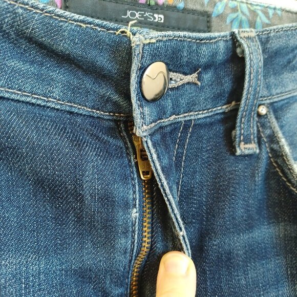 Joes Jeans Muse Style Boot Leg Halle Wash Distressed Blue Womens W 30 - Picture 10 of 14